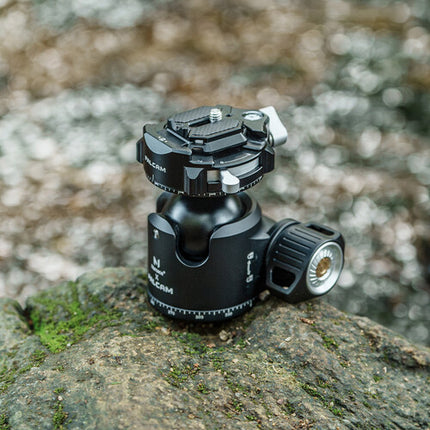 Falcam Marsace XB-2R Cabezal Panorámico Dual 11 lb Altura 3.9" con Placa Rápida F38 V2