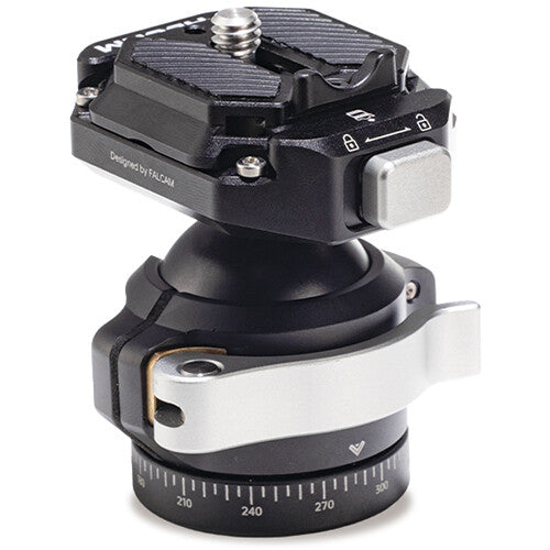 Falcam Upright Ball Head con F38 Pro Liberación Rápida Capacidad 11 lb y Placa QR Antidesviación V2