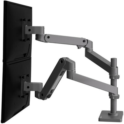 Ergotron LX Pro Soporte de Escritorio Doble para Pantallas de 24" con Rotación Ajustable