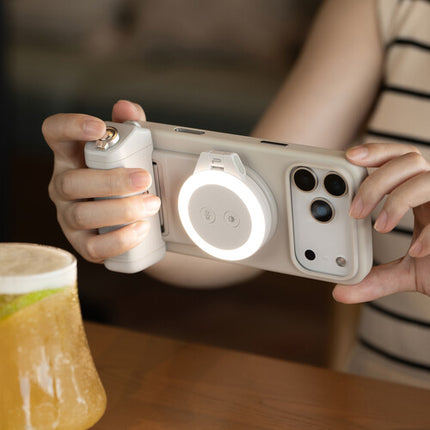 PGYTECH MagCam 2 Agarre para Smartphone Verde menta con Batería de 3000mAh y Control Bluetooth
