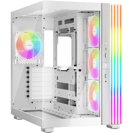 be quiet! Light Base 600 LX Caja Mid-Tower ATX con 4 Ventiladores ARGB 120mm Blanco