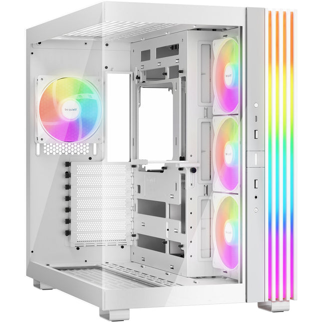 be quiet! Light Base 600 LX Caja Mid-Tower ATX con 4 Ventiladores ARGB 120mm Blanco