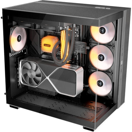 be quiet! Light Base 600 DX Caja Mid-Tower con Panel de Vidrio Templado USB-C 3.2 Gen 2 y Soporte para Refrigeración Líquida