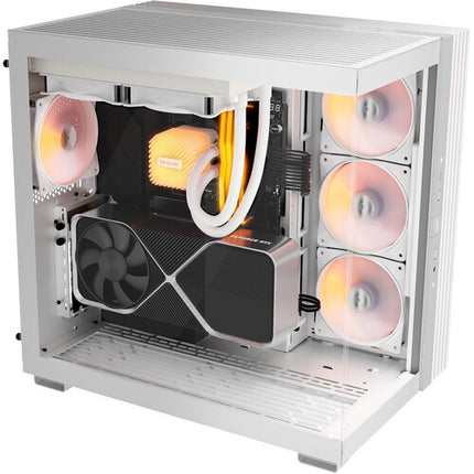 be quiet! Light Base 600 LX Caja Mid-Tower ATX con 4 Ventiladores ARGB 120mm Blanco