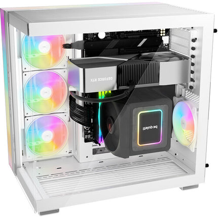 be quiet! Light Base 600 LX Caja Mid-Tower ATX con 4 Ventiladores ARGB 120mm Blanco