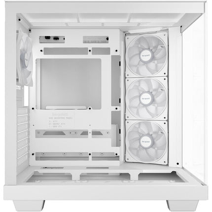 be quiet! Light Base 500 LX Caja Mid-Tower Blanca con 4 Ventiladores ARGB 120mm