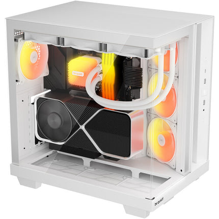 be quiet! Light Base 500 LX Caja Mid-Tower Blanca con 4 Ventiladores ARGB 120mm