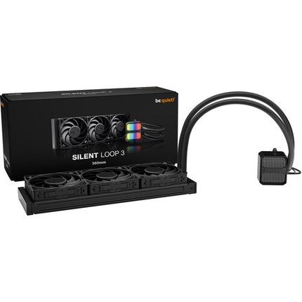 be quiet! Silent Loop 3 360mm Refrigeración Líquida para CPU con 3 Ventiladores PWM Silent Wings 4