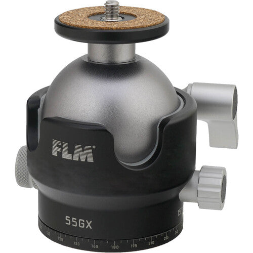 FLM 55GX Cabezal de trípode capacidad 40 kg altura 7.9 cm aluminio