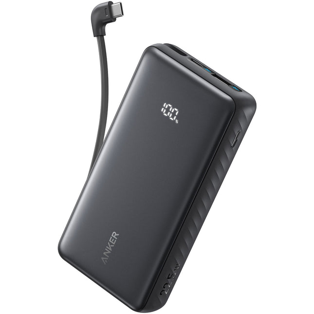 Anker Zolo Power Bank 20000mAh Batería con 2 USB-C y Cable Integrado