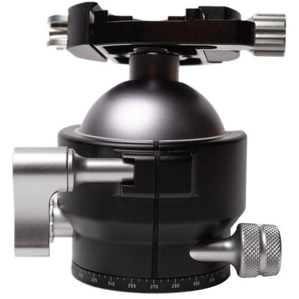 FLM 55GX Cabezal de Trípode Centerball Capacidad 40kg con Abrazadera QR QLB-60