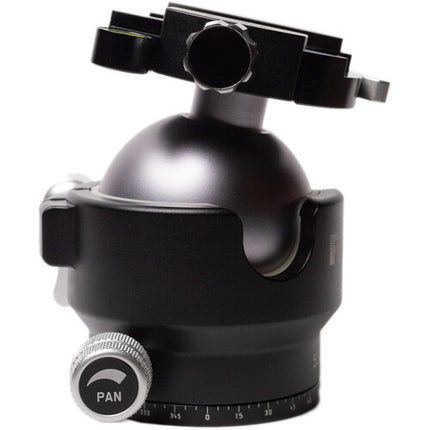 FLM 55GX Cabezal de Trípode Centerball Capacidad 40kg con Abrazadera QR QLB-60