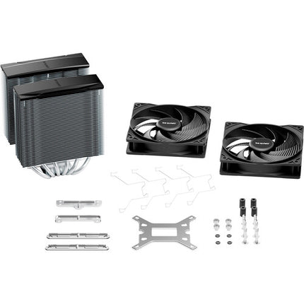 be quiet! Pure Rock Pro 3 Disipador de CPU Doble Torre 6 Heat Pipes 2000 rpm