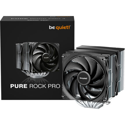 be quiet! Pure Rock Pro 3 Disipador de CPU Doble Torre 6 Heat Pipes 2000 rpm