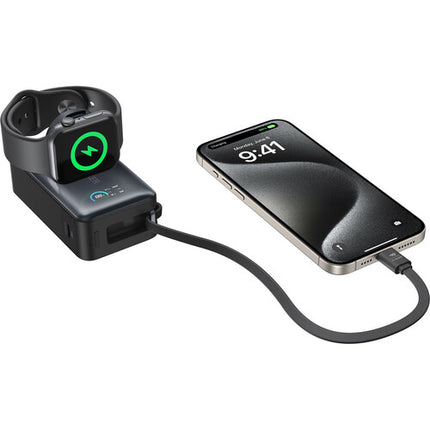 Anker MagGo Power Bank para Apple Watch 10000mAh Negro con Cable USB-C integrado