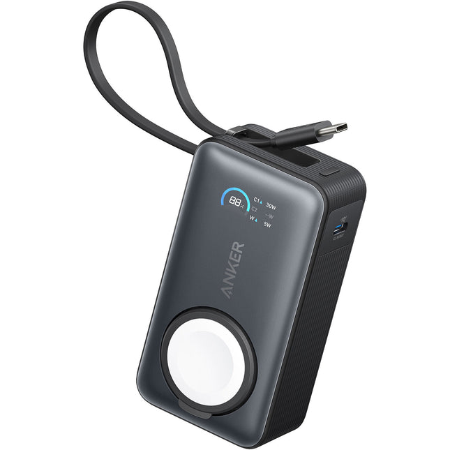 Anker MagGo Power Bank para Apple Watch 10000mAh Negro con Cable USB-C integrado