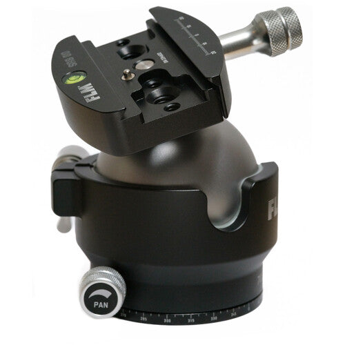 FLM 70GX Cabezal de Trípode de Bola Central Capacidad 50kg con Abrazadera QR SRB-80