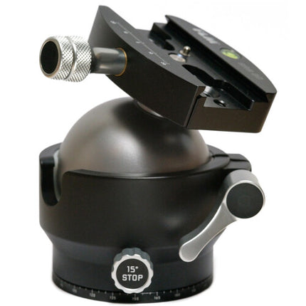 FLM 70GX Cabezal de Trípode de Bola Central Capacidad 50kg con Abrazadera QR SRB-80
