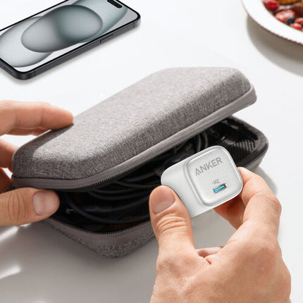 Anker Zolo Cargador USB-C Blanco 30W PD 3.0 Plegable US Plug