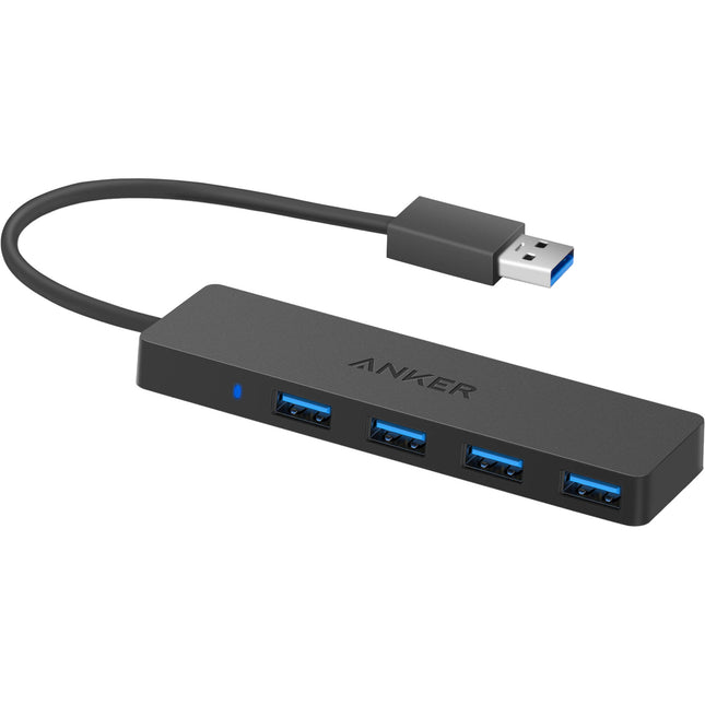Anker Hub USB 3.0 Ultra Delgado 4 Puertos 5 Gb s con Cable 0 4"