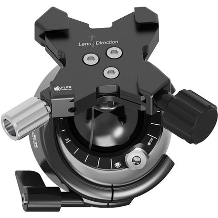 FlexShooter Pro Cabezal de Bola con Bloqueo Arca Tipo 100 lb Capacidad 3.9" Altura