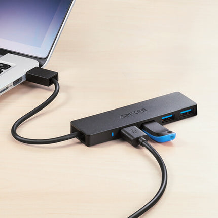 Anker Hub USB 3.0 Ultra Delgado 4 Puertos 5 Gb s con Cable 0 4"