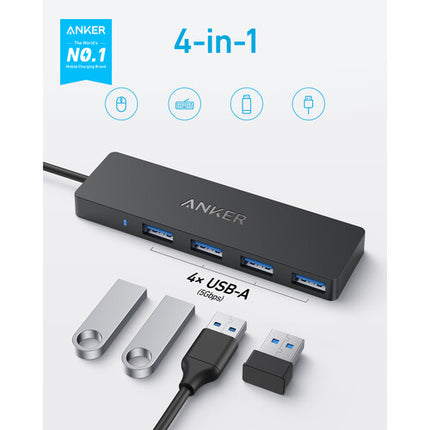 Anker Hub USB-C 3.2 Gen 1 4 en 1 con 4 puertos USB-A 3.2 Gen 1