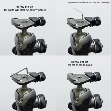 Gitzo GH1382QD Rótula Central de Bola Capacidad 14kg Altura 11cm Arca-Type