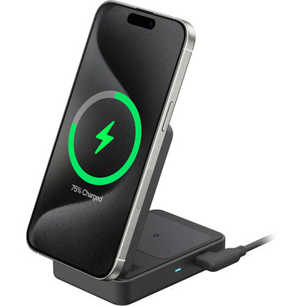 Anker MagGo Estación de Carga Inalámbrica 3 en 1 Plegable 15W Negro