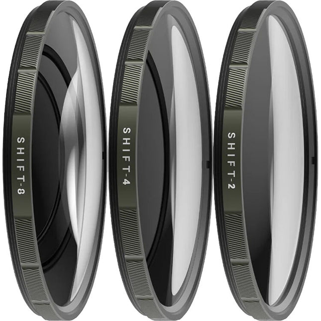 PolarPro Shift Diopter 77mm Filtros +2 +4 +8 Estuche y Paño Microfibra