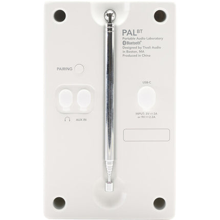 Tivoli PAL BT Generation 3 Radio Bluetooth Portátil Blanco 14 Horas Batería