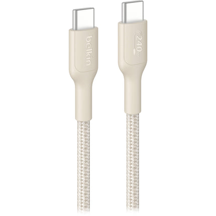 Belkin BoostCharge Pro Cable USB-C Trenzado 240W Durable 350000 Doble USB-C
