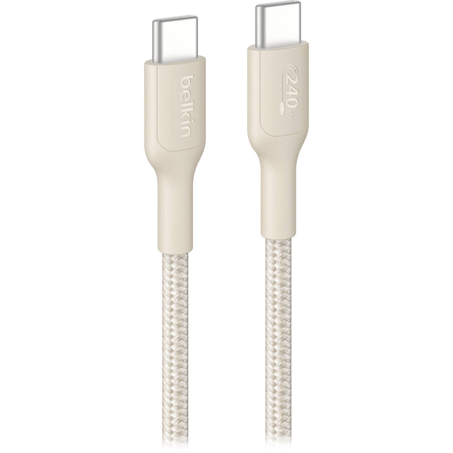 Belkin BoostCharge Pro Cable USB-C Trenzado 240W Durable 350000 Doble USB-C
