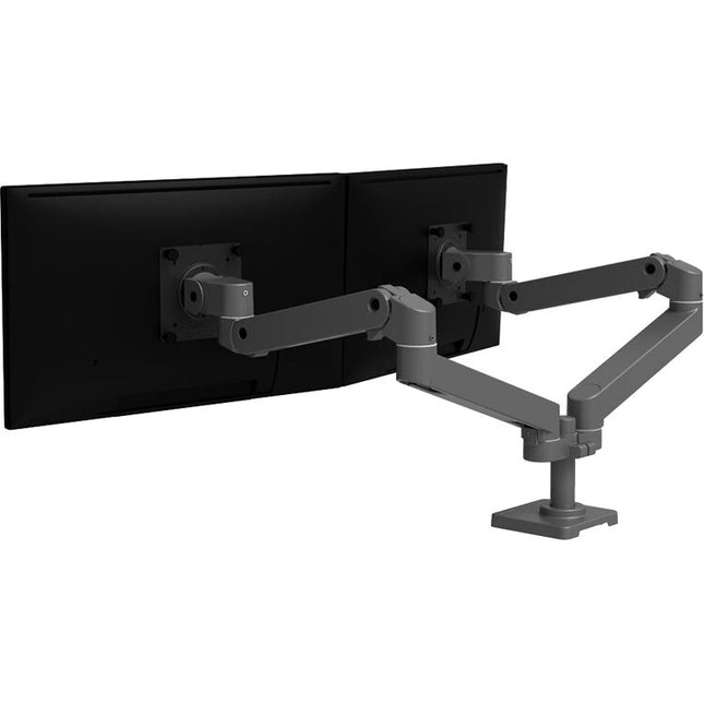 Ergotron LX Pro Soporte de Escritorio Doble para Monitores de 27" y 20 lb con Rotación 360°