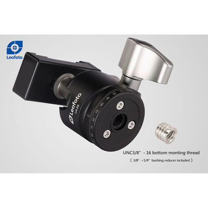 Leofoto LH-25 Mini Cabezal Esférico 13.23 lb 2.6" con Plato Rápido