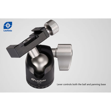 Leofoto LH-25 Mini Cabezal Esférico 13.23 lb 2.6" con Plato Rápido
