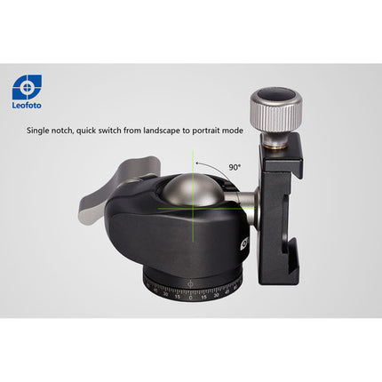 Leofoto LH-25 Mini Cabezal Esférico 13.23 lb 2.6" con Plato Rápido