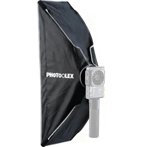 PHOTOOLEX QR80 Softbox Rectangular 80x31.5 cm con Difusores y Rejilla Honeycomb