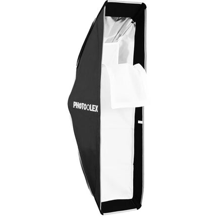 PHOTOOLEX QR80 Softbox Rectangular 80x31.5 cm con Difusores y Rejilla Honeycomb