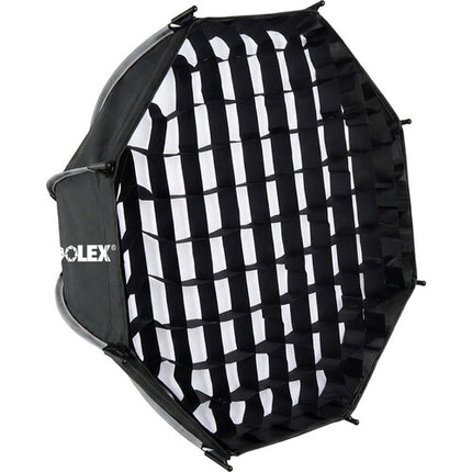 PHOTOOLEX QP55 Softbox Octagonal 21.6 Pulg Easy-Lock con Difusores