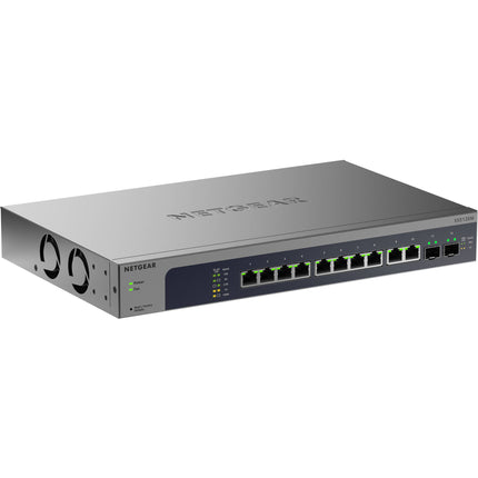 Netgear XS512EMv2 Switch de red gestionado 10 puertos 10G 240 Gb/s 178.6 Mpps Rackmount