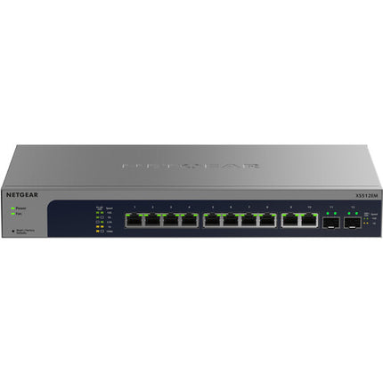Netgear XS512EMv2 Switch de red gestionado 10 puertos 10G 240 Gb/s 178.6 Mpps Rackmount