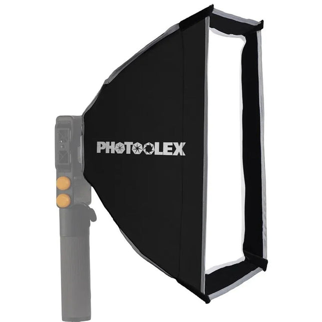 PHOTOOLEX QR45 Softbox Rectangular 45x11 cm con Parrilla y Difusores