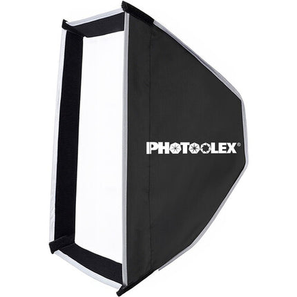 PHOTOOLEX QR45 Softbox Rectangular 45x11 cm con Parrilla y Difusores