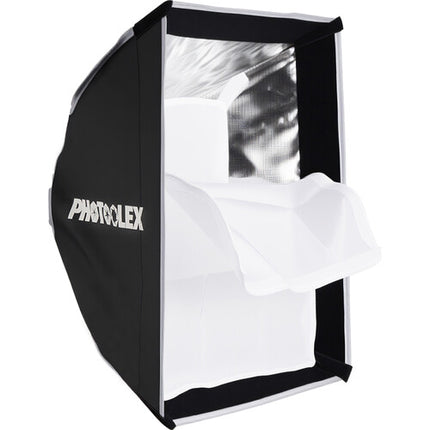 PHOTOOLEX QR45 Softbox Rectangular 45x11 cm con Parrilla y Difusores