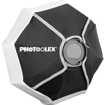 PHOTOOLEX QS30 Softbox Linterna 30 cm Luz Suave Interior Plata Funda