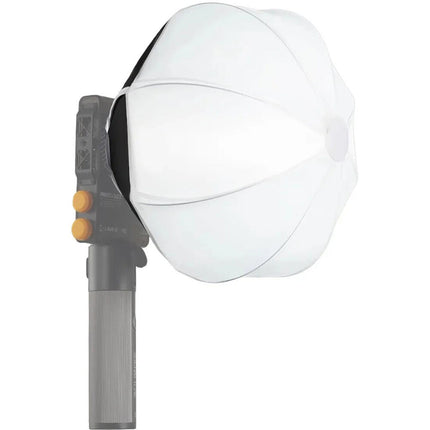 PHOTOOLEX QS30 Softbox Linterna 30 cm Luz Suave Interior Plata Funda