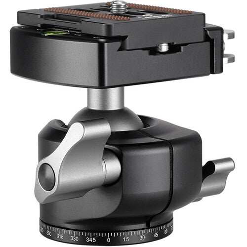 Leofoto LH-30LR Cabezal esférico perfil bajo con capacidad 33.1 lb y altura 2.9"