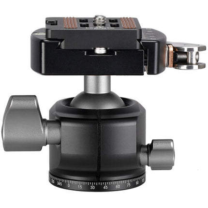 Leofoto LH-30LR Cabezal esférico perfil bajo con capacidad 33.1 lb y altura 2.9"