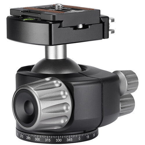 Leofoto LH-40LR Cabeza de Bola Perfil Bajo con Capacidad 44.1 lb y Base 2.2"